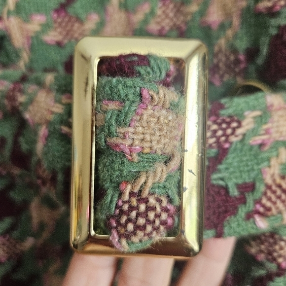 Robert Louis VTG Double Breasted Belted Wool Blend Coat Sz Med - Picture 5 of 11